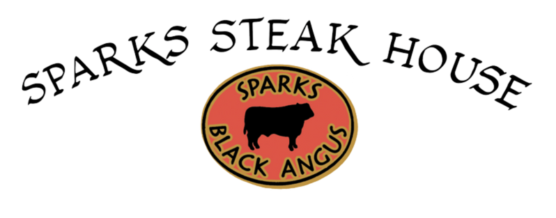 Sparks Steak House logo White Letters